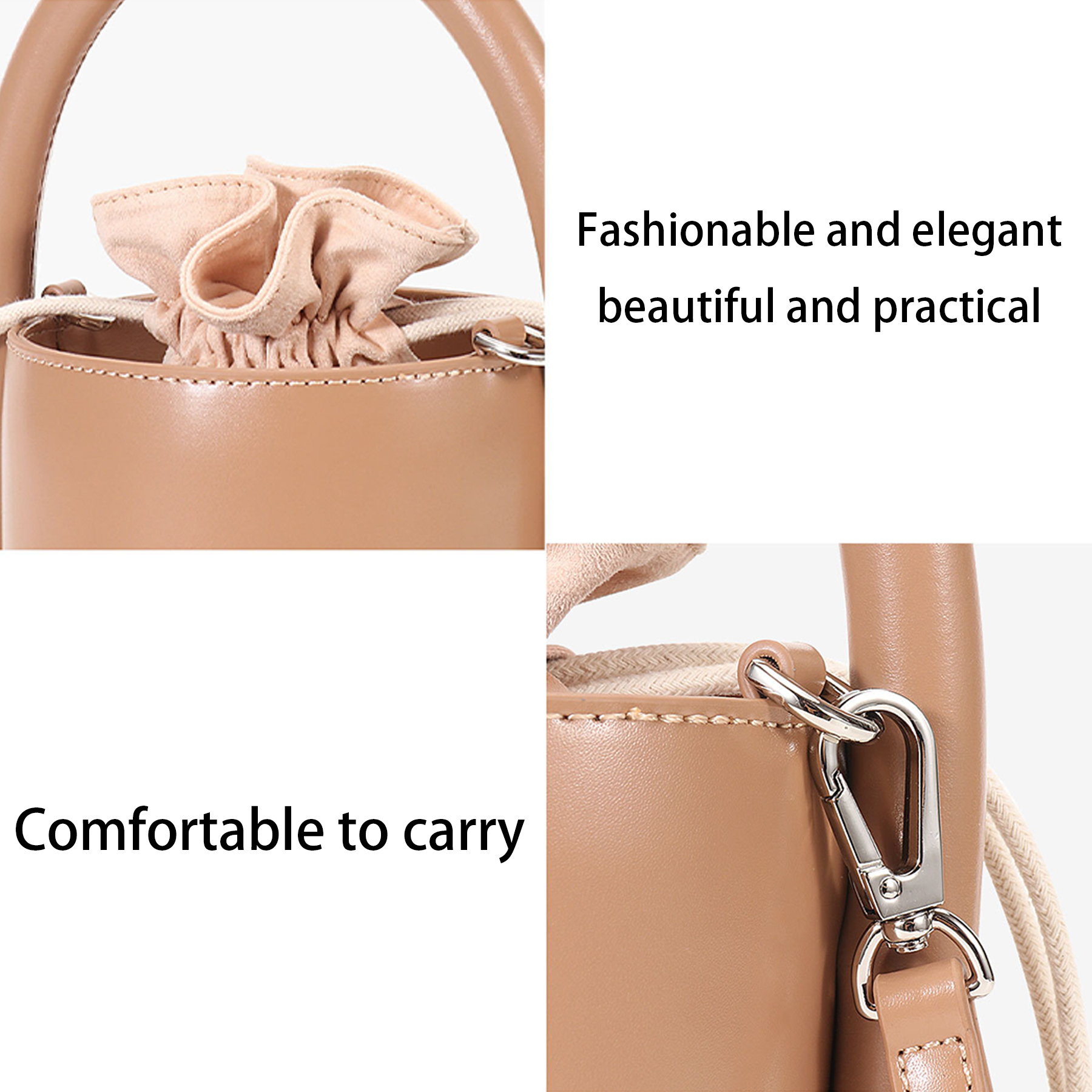 Genuine Leather Cylinder cross-body carry-on bag 4
