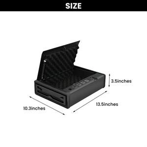 Steel Fingerprint Password Gun Box 18