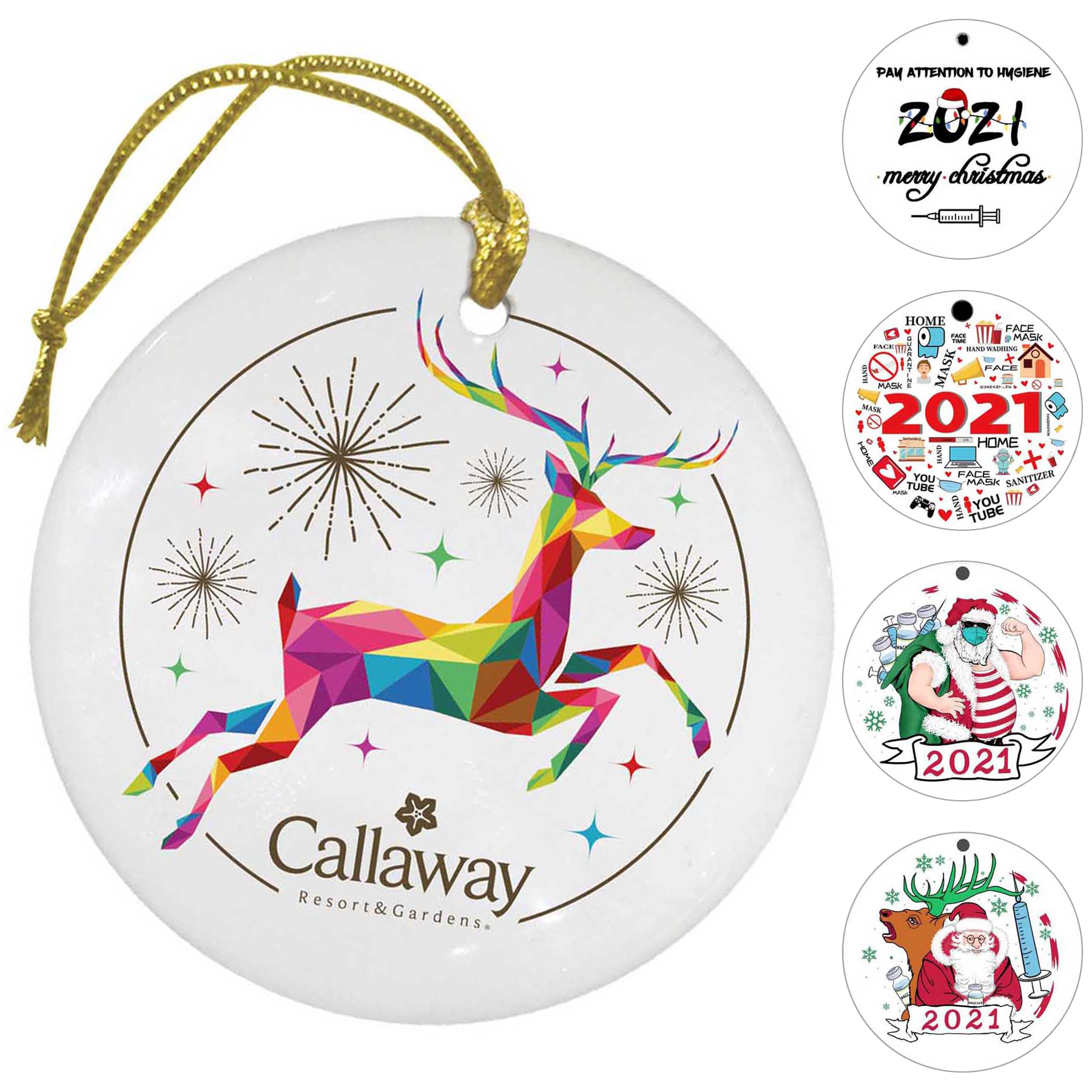 Christmas Circle Ornaments 2