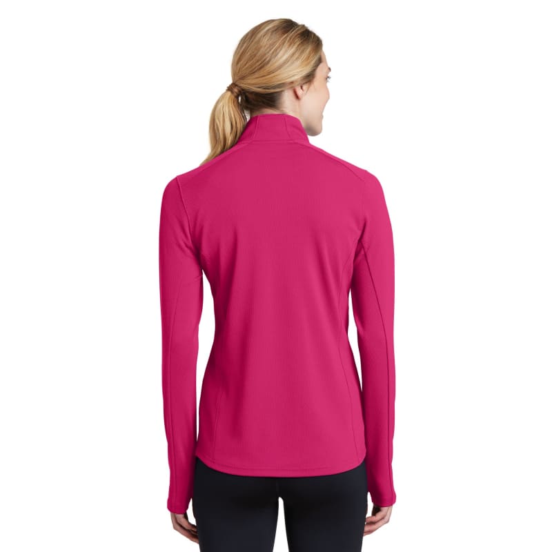 Sport-Tek Women's Sport-Wick Textured 1/4-Zip Pullover. 35