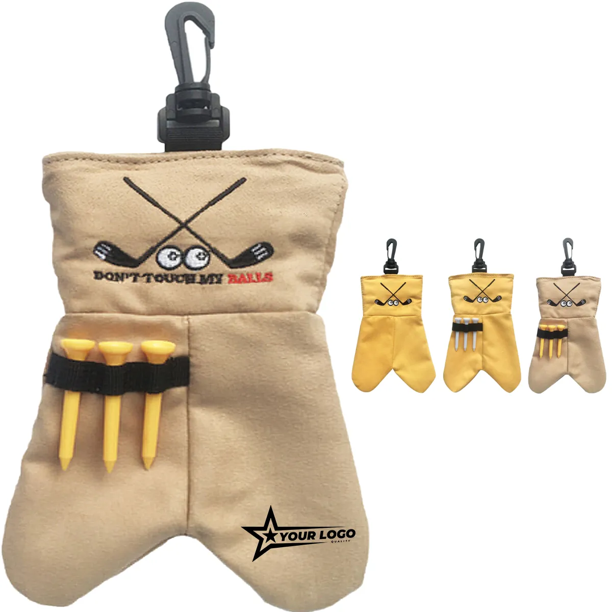 Custom Colors And Patterns Available Creative Golf Ball Bag 4