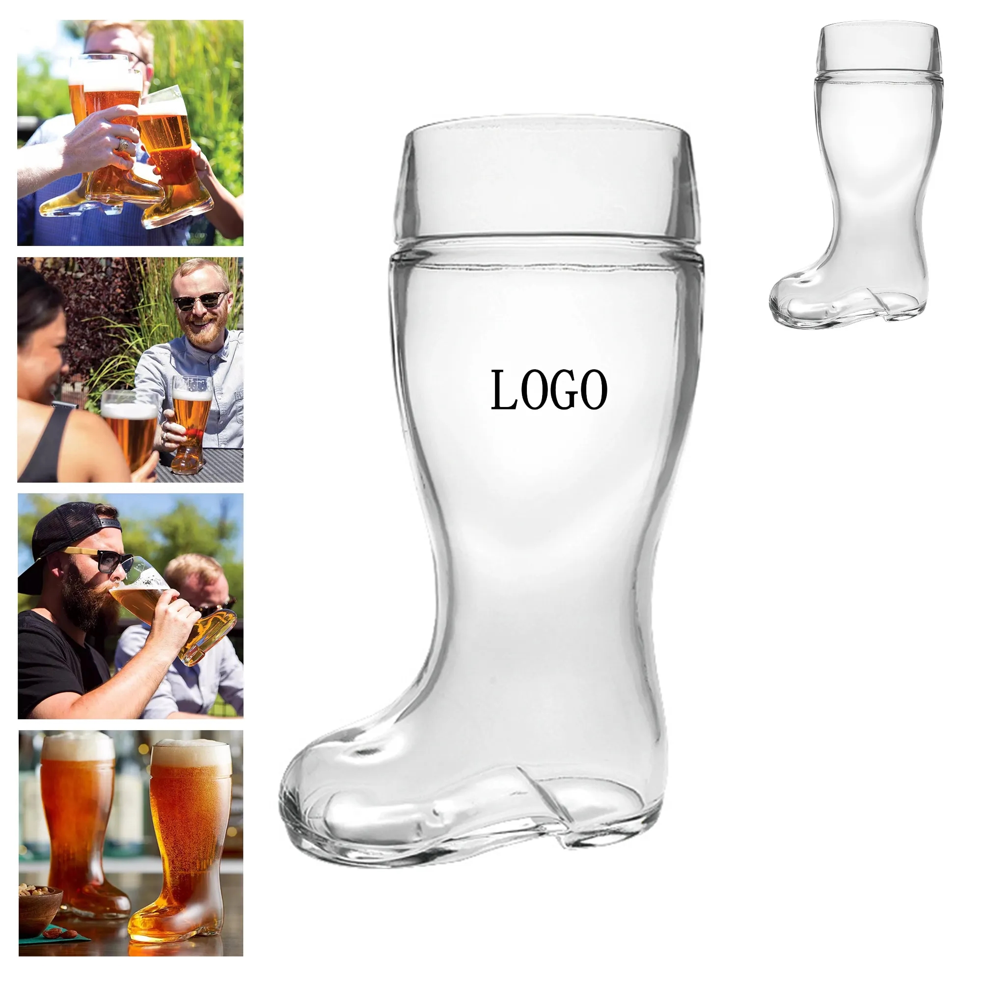 Customizable Beer Boot Cup 47.3 oz 2