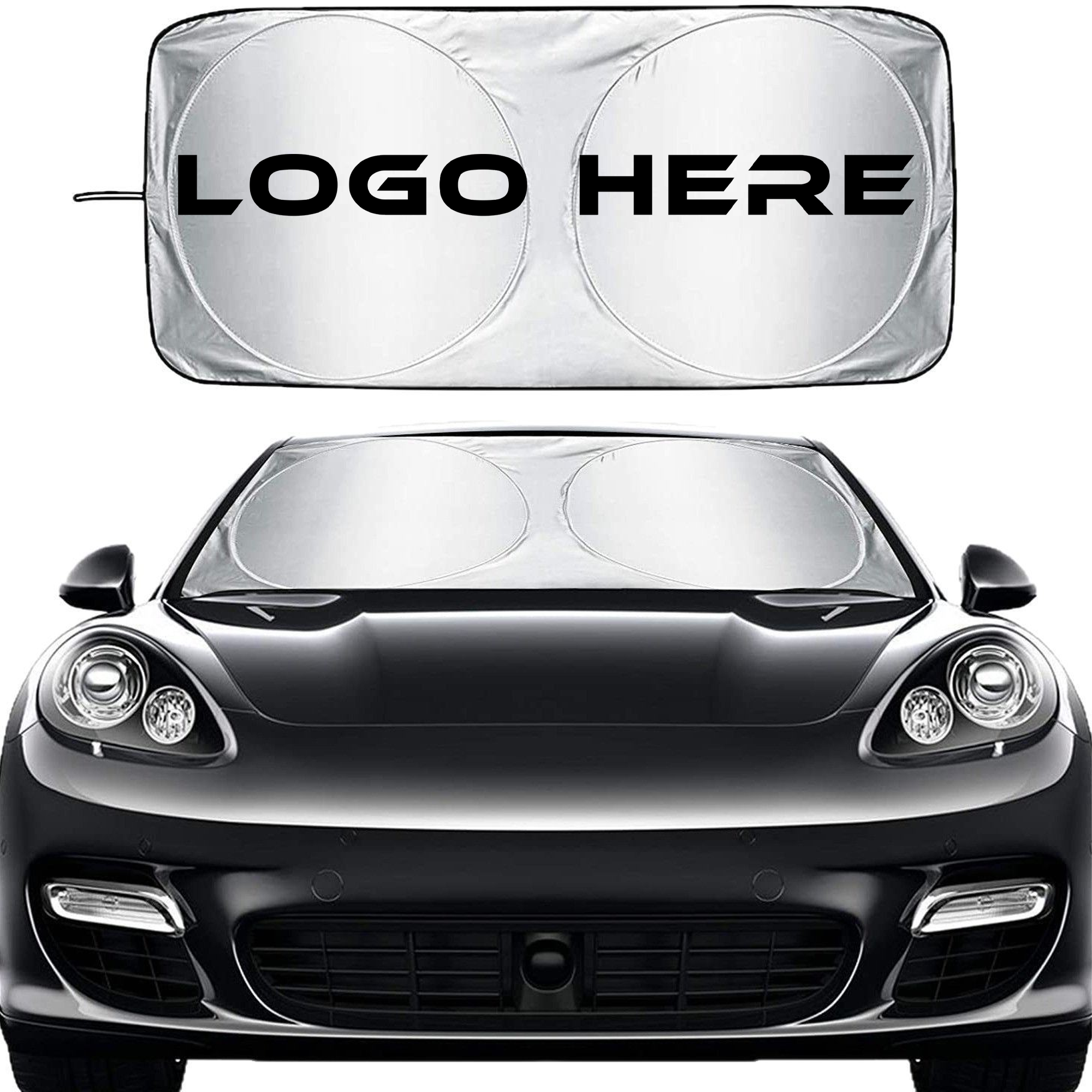 MOQ50 Car Folding Front Windshield Sunshade 28" L x 59" W 1