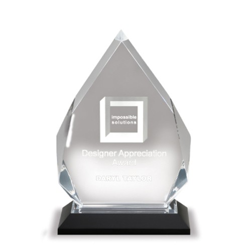 7 3/4" Blue Diamond Acrylic Award 2
