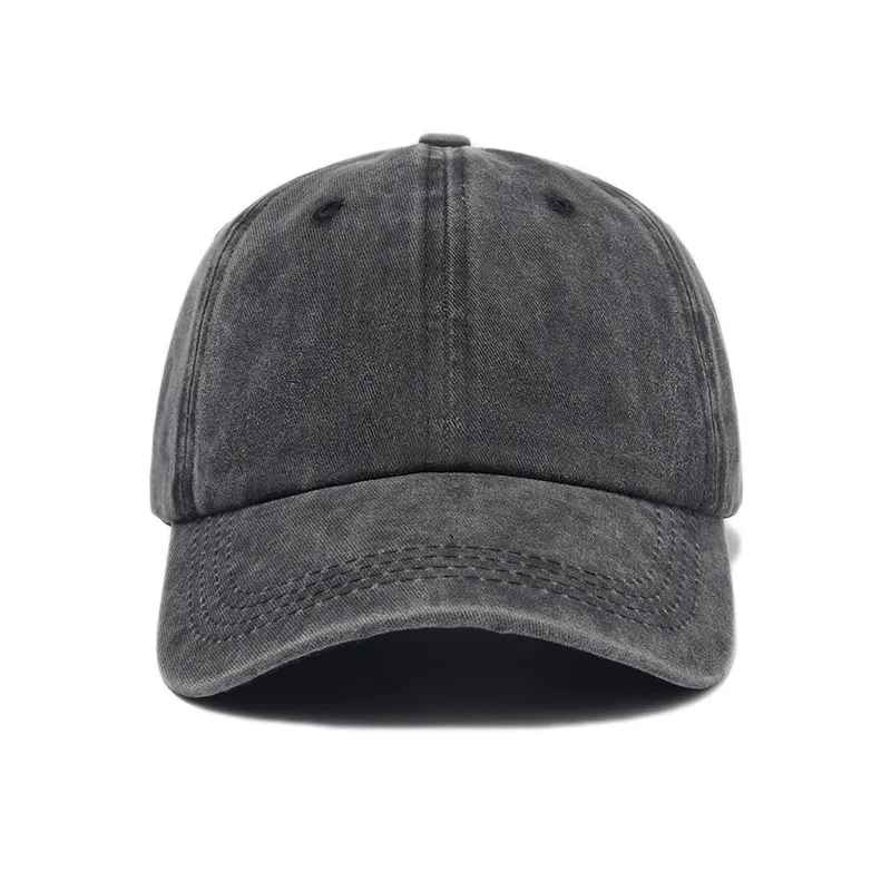 MOQ10 Vintage Cotton Washed Adjustable Baseball Caps 11