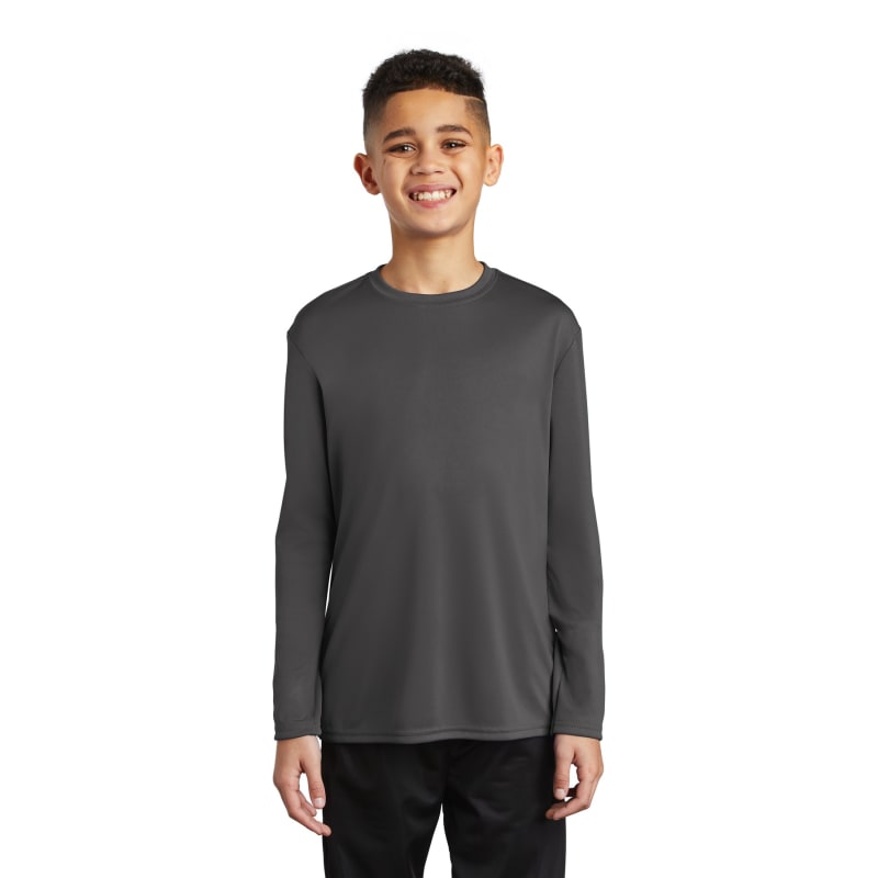 Port & Company Youth Long Sleeve Performance Tee 22