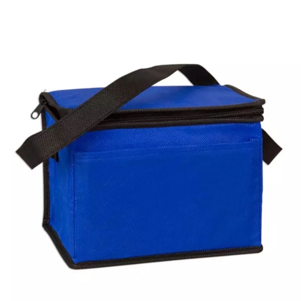 Portable 6 Can Pack Insulated Non Woven Cooler Bag 2