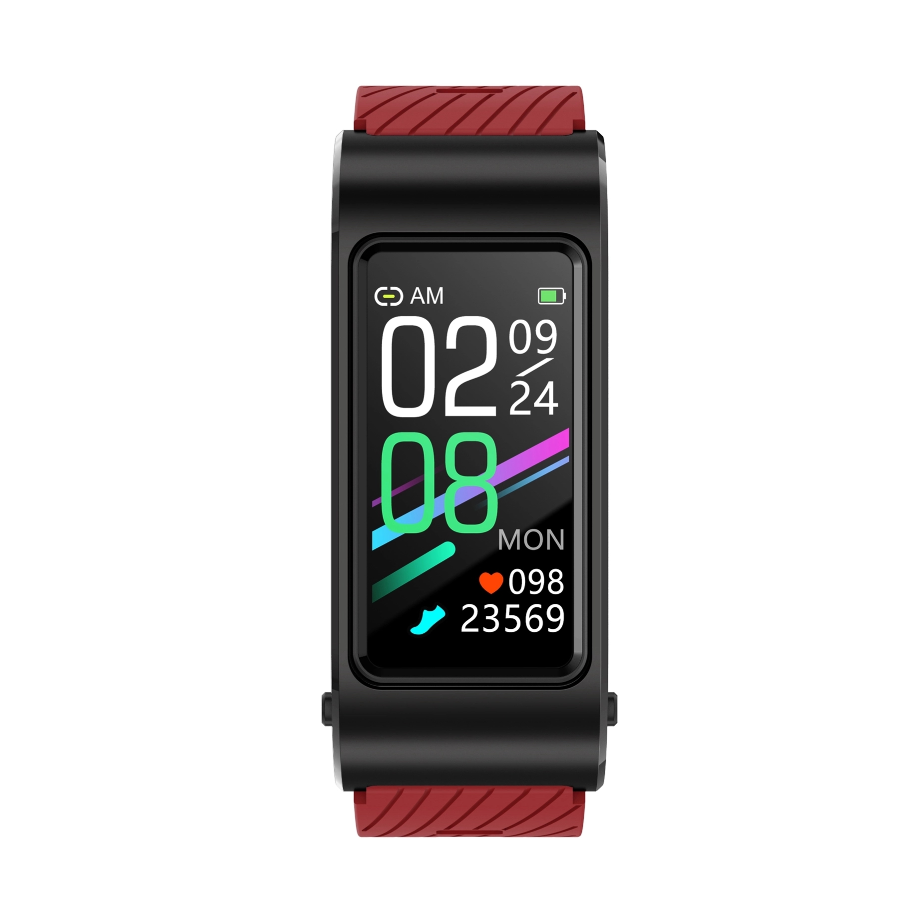 H21 Body Temperature Smart Watch with Silicone Band 5