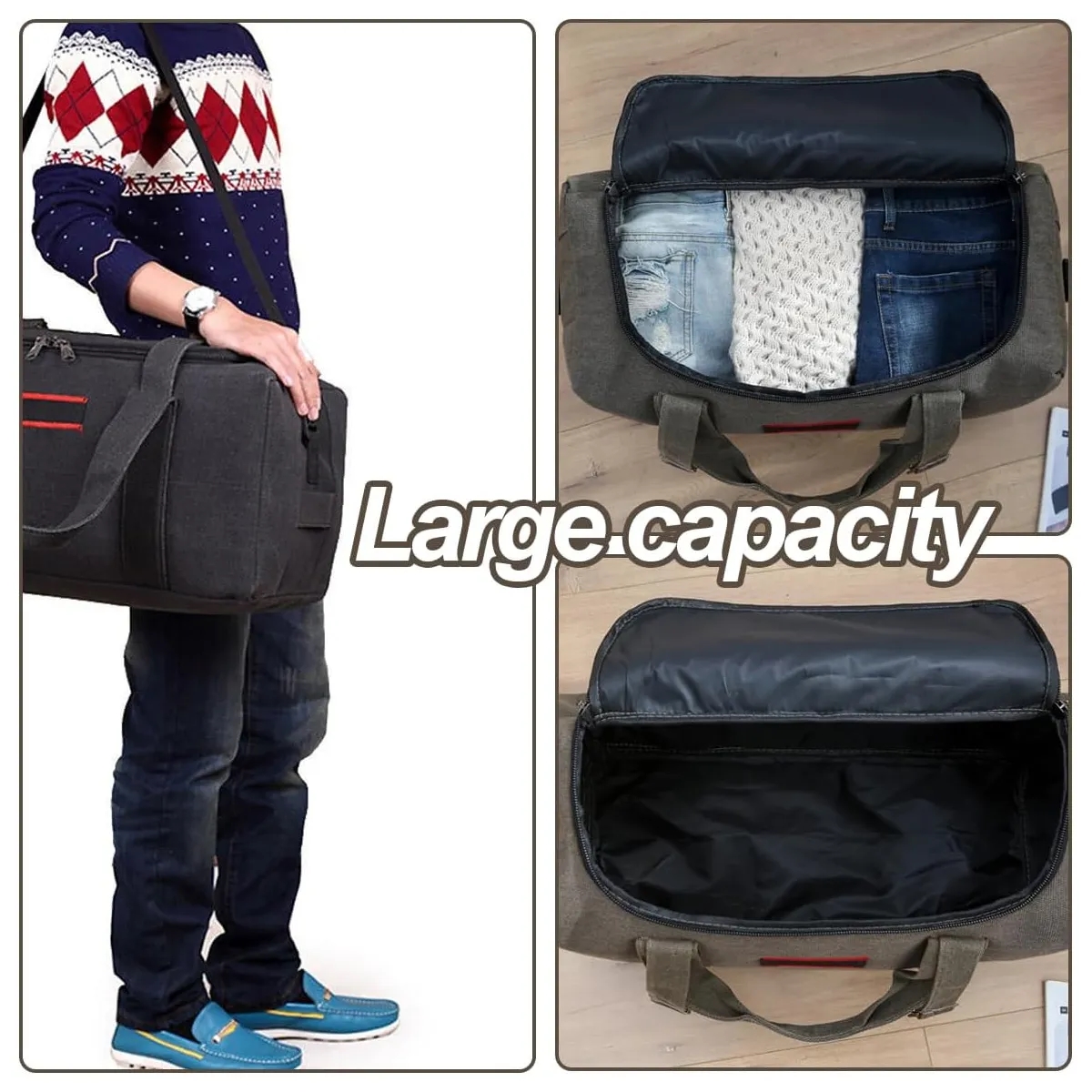 Canvas Duffel Bag Travel 3