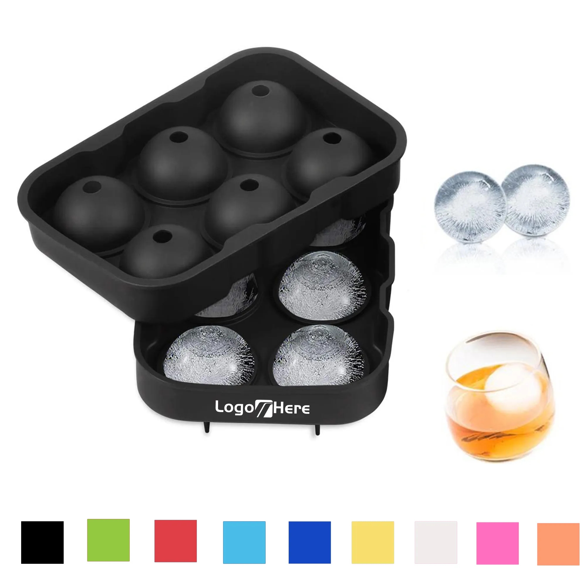 Silicone Mold 6 Ice Ball Tray