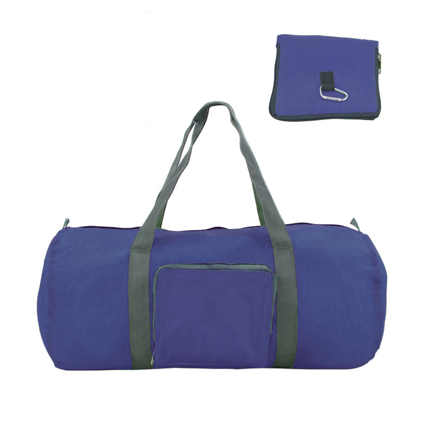 Foldable Polyester Duffle Bag w/ Carabiner 10