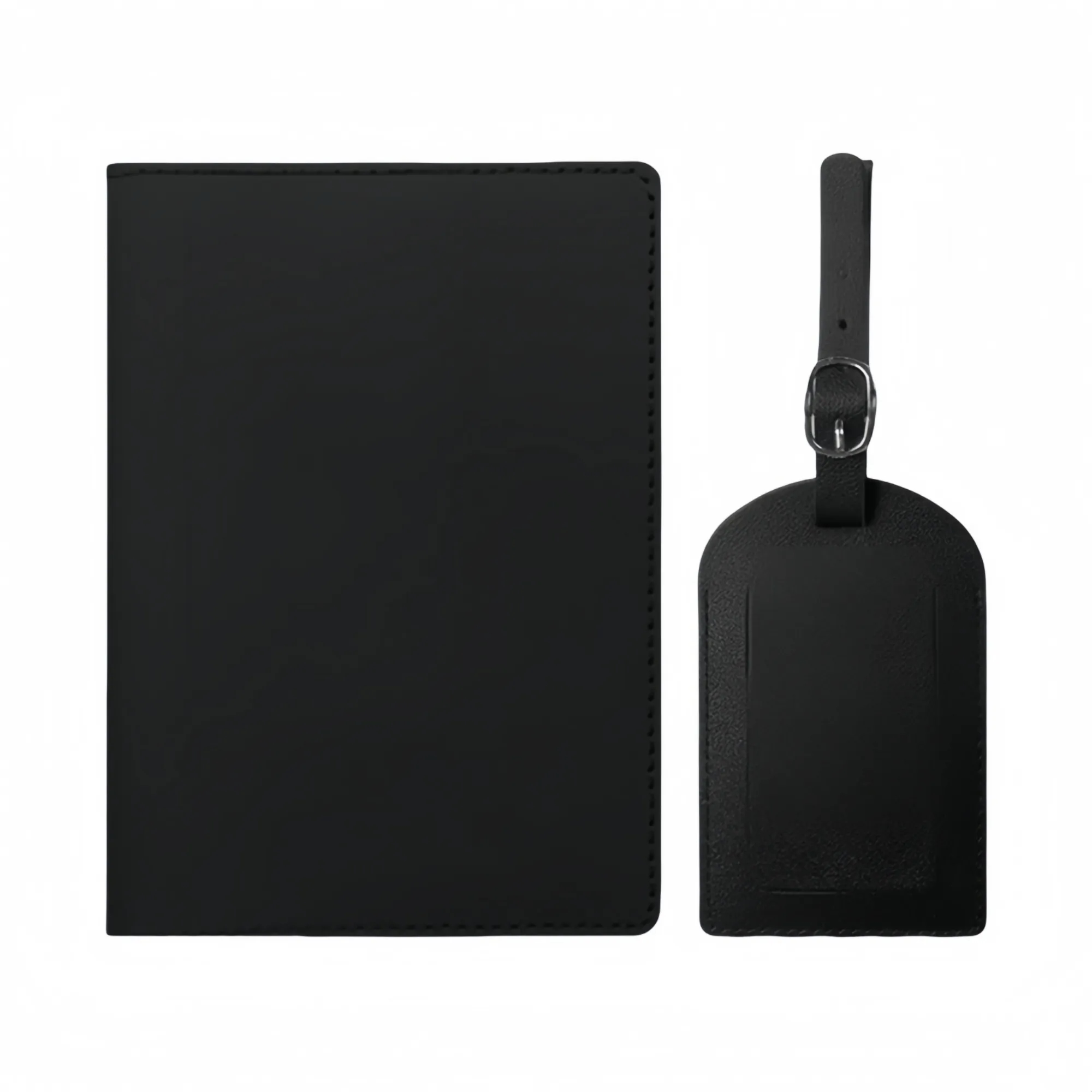 Premium PU Leather Passport Holder & Luggage Tag Set 14