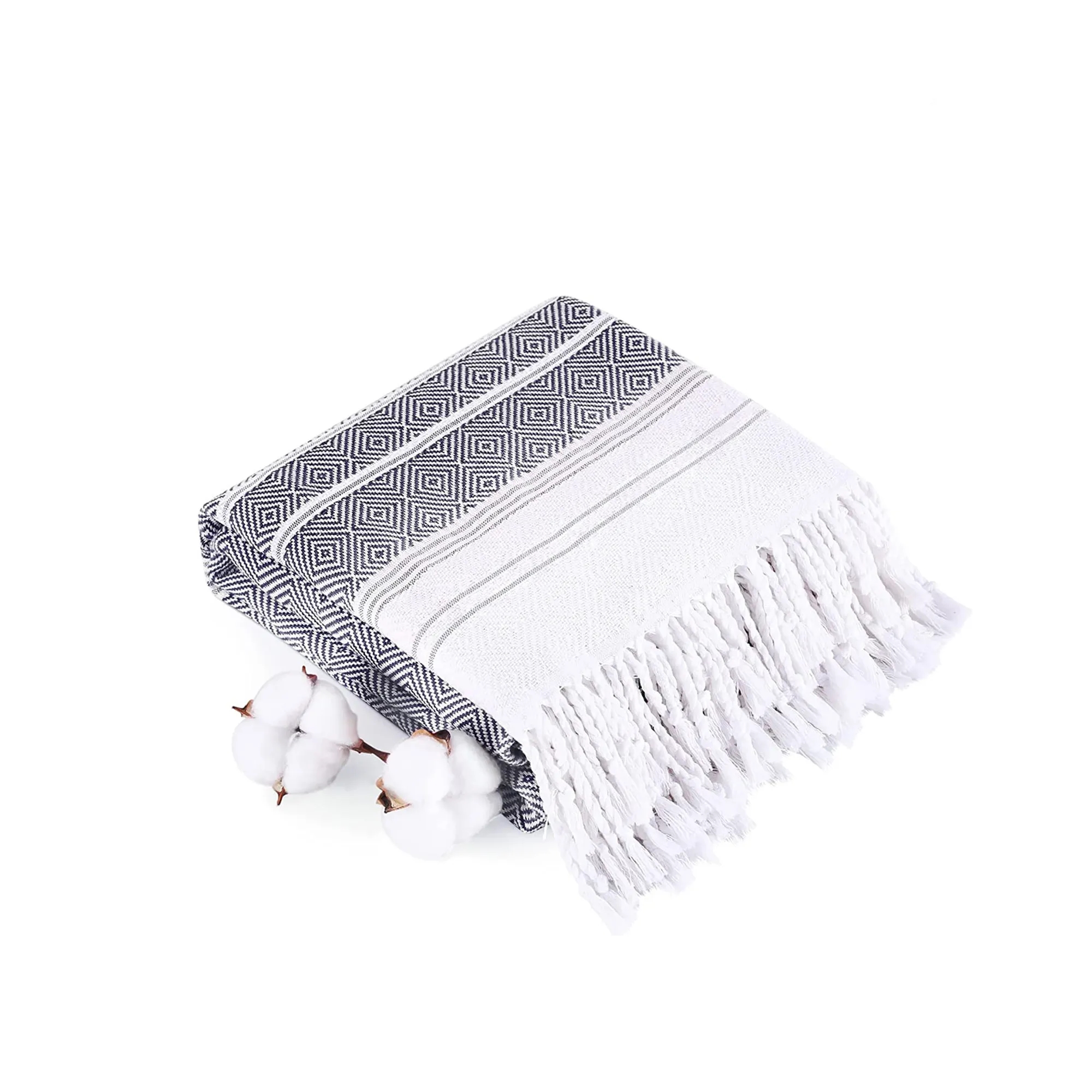 Lightweight Turkish Jacquard Beach Towel 74.8" x 39.4" 18