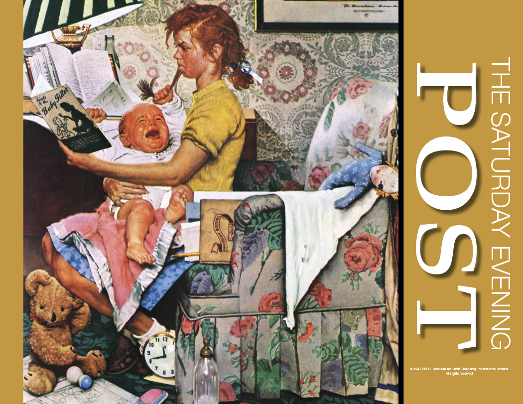 HotLine® Products Saturday Evening Post Appointment Calendar - Spiral 17