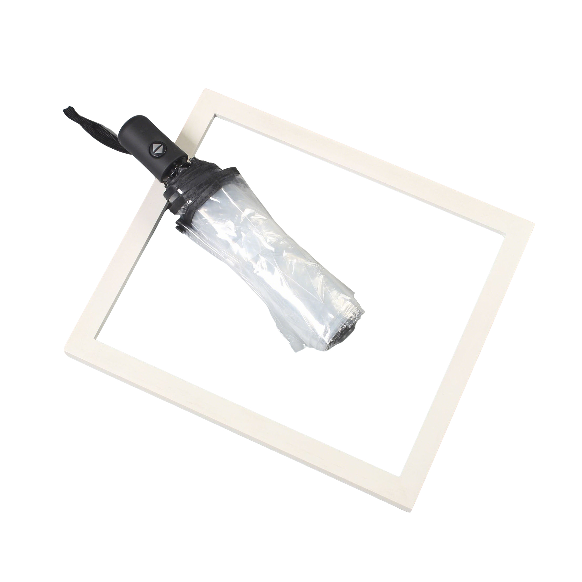 Automatic Transparent Umbrella With Push Button Handle 2