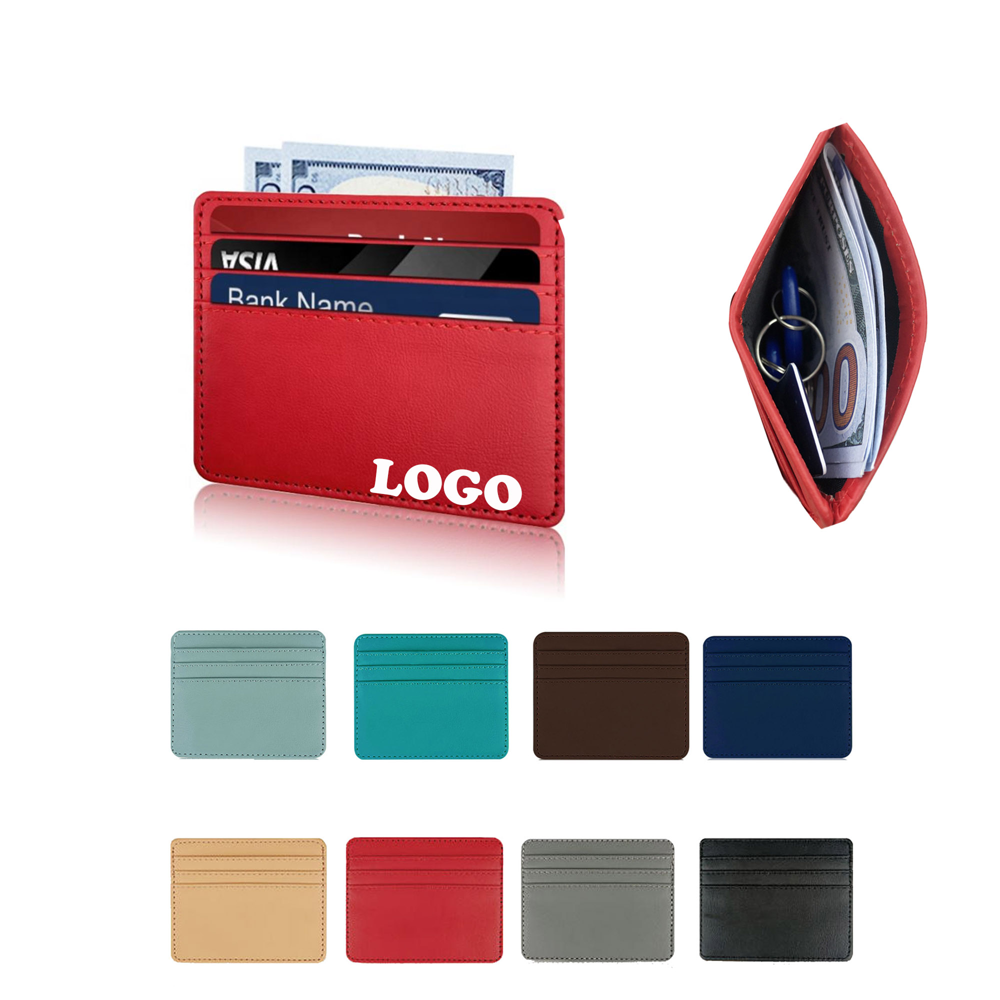 MOQ 5 pcs Slim Credit Card Holder 3