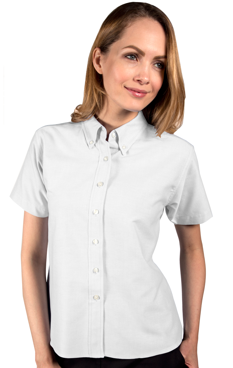 Ladies' Short-Sleeve Oxford Shirt 3