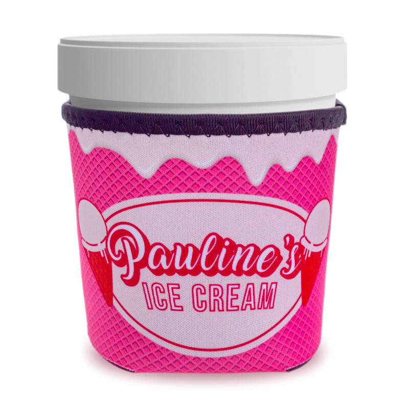 Full Color Neoprene Ice Cream Pint Sleeves 8