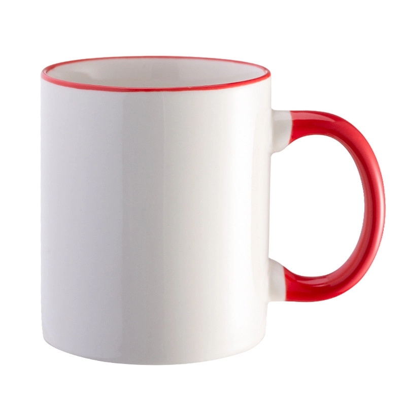Custom 11 oz Smooth Ceramic Coffee Mug 9