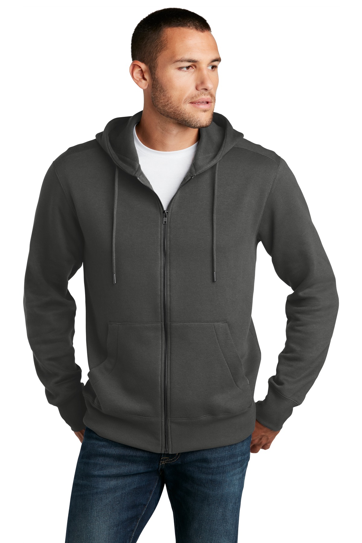 District® Perfect Weight Fleece Full-Zip Hoodie 2