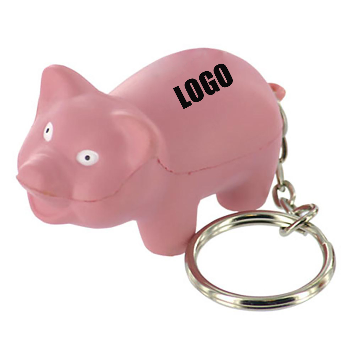 PU Stress Pig Key Ring 1