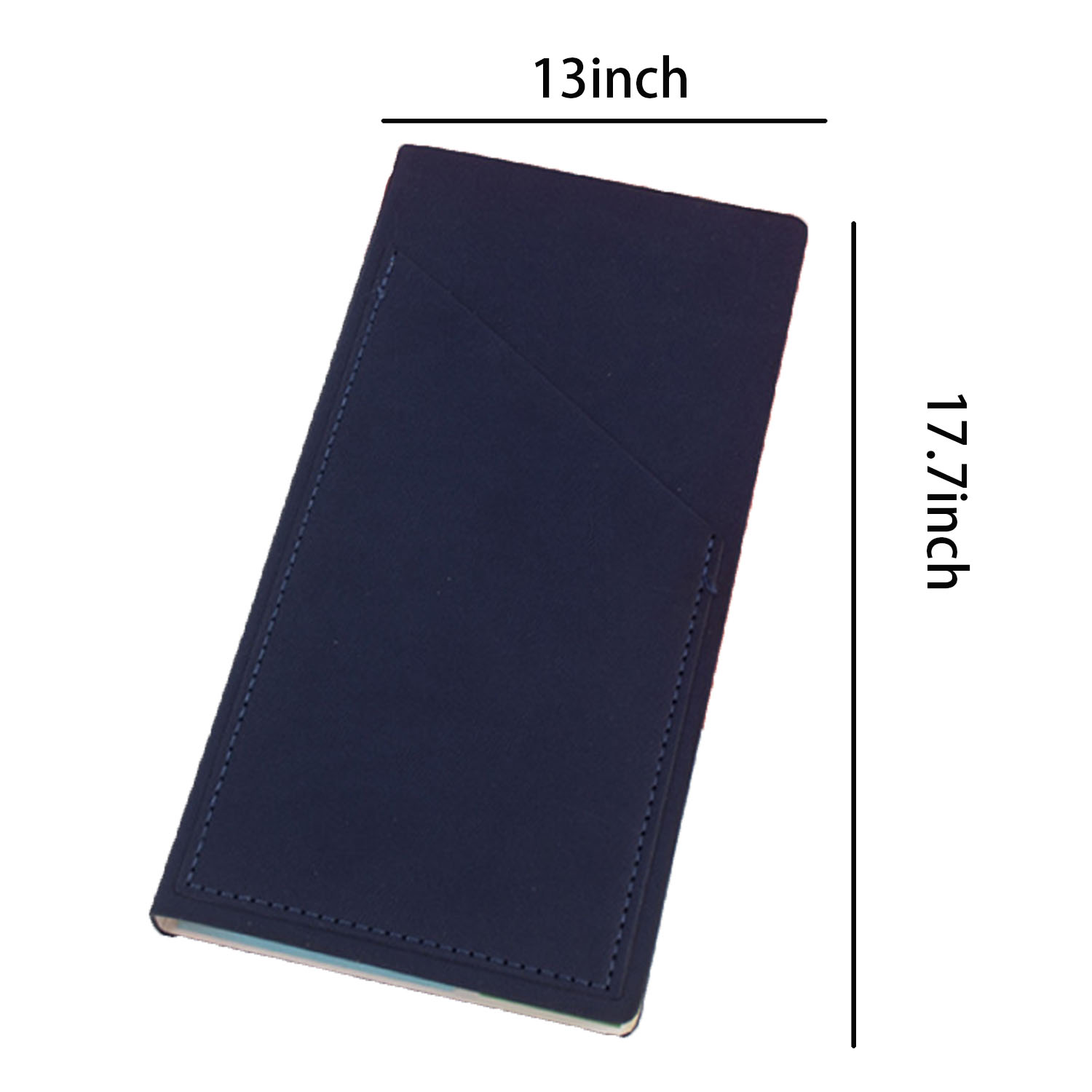 7" x 4" PU Leather Portable Business Office Sticky Notebook 3
