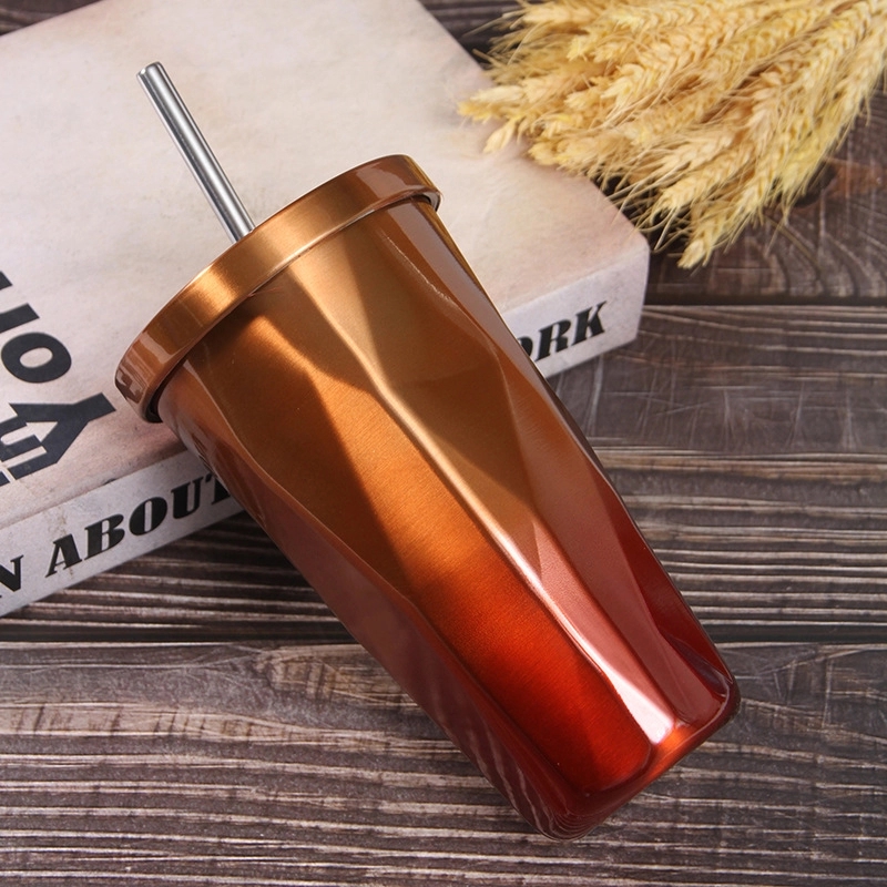 16oz Travel Mug Tumbler with Lid and Straw 8