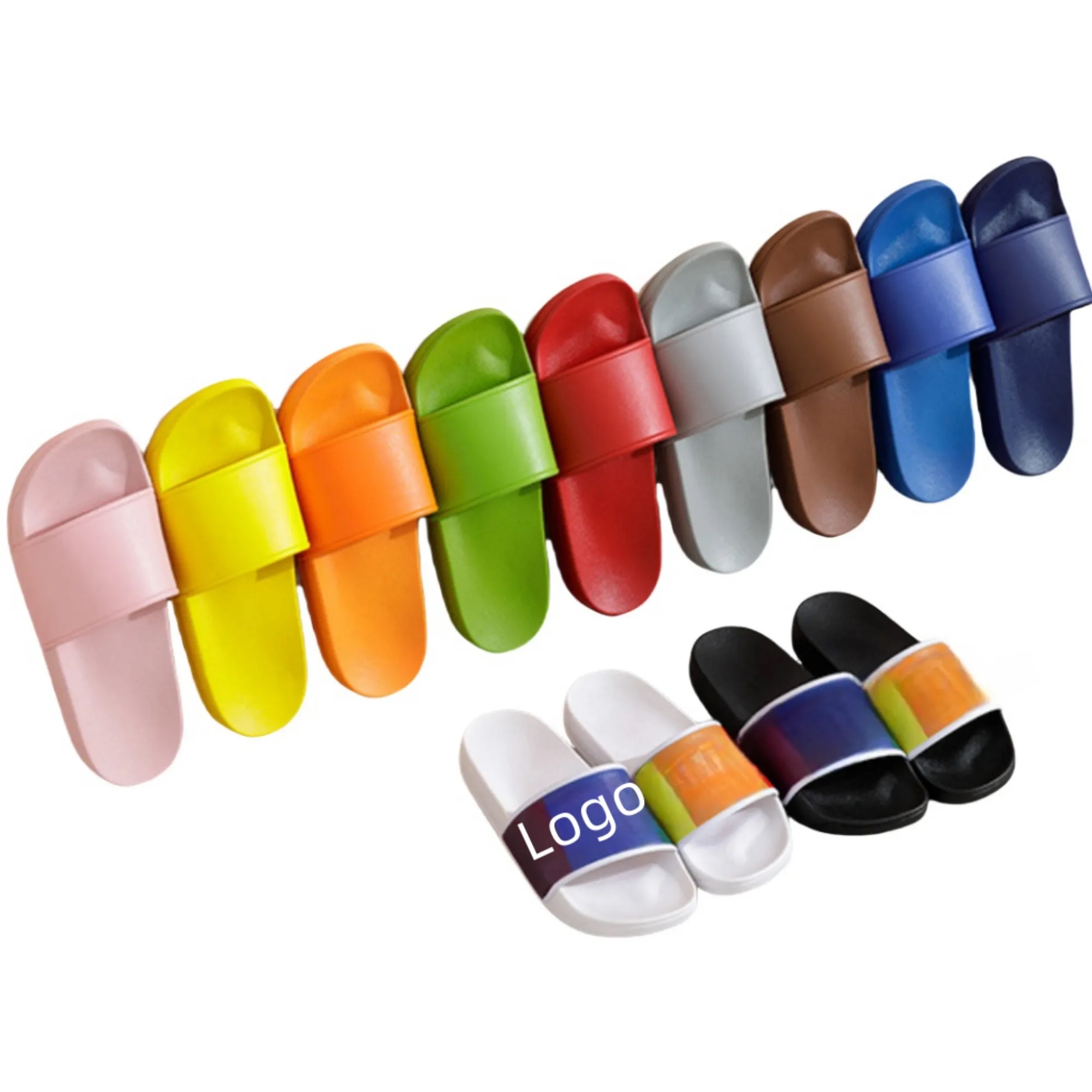 Pure Color Slipper Sandals 2