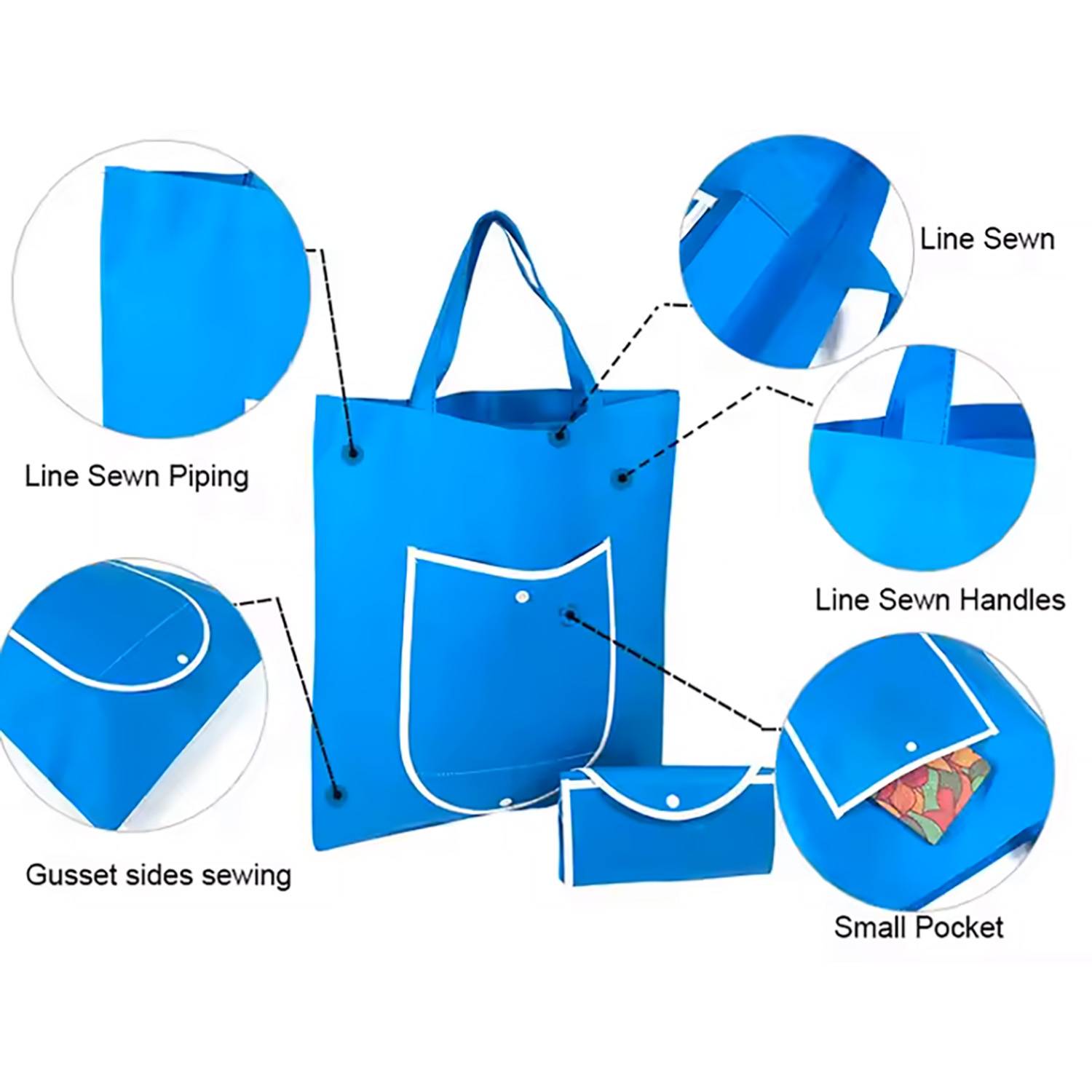 Non woven eco-friendly folding bag 7