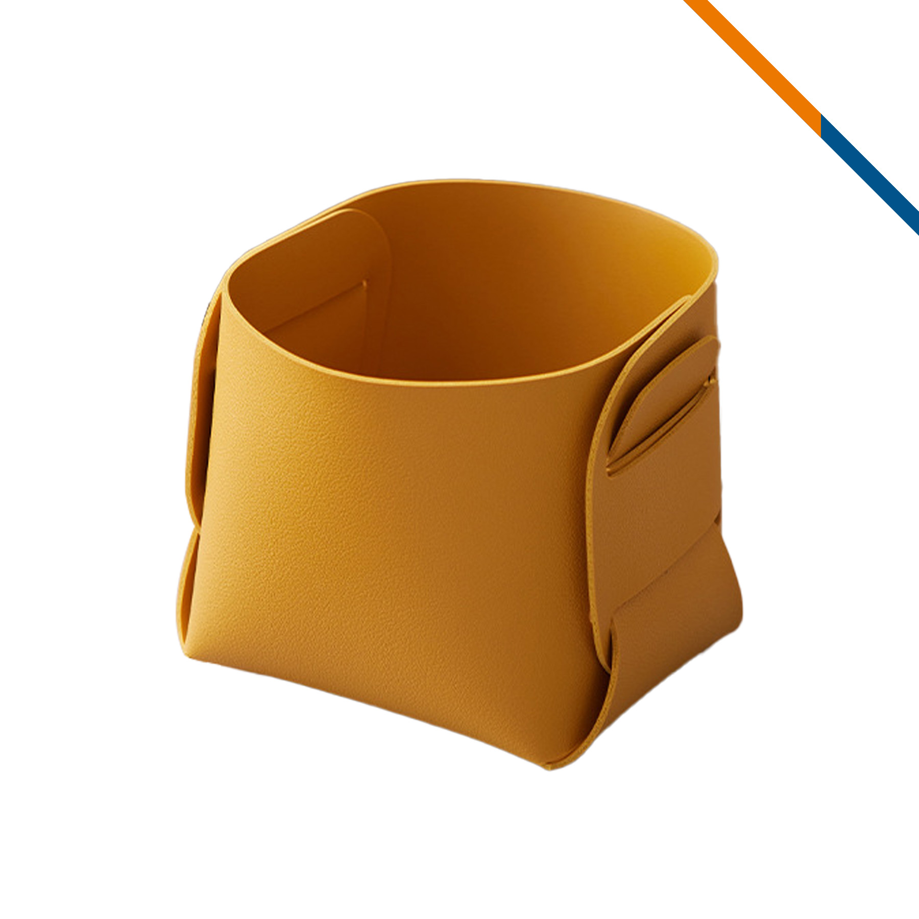 TidyLea PU Leather Foldable Desktop Storage Box 14