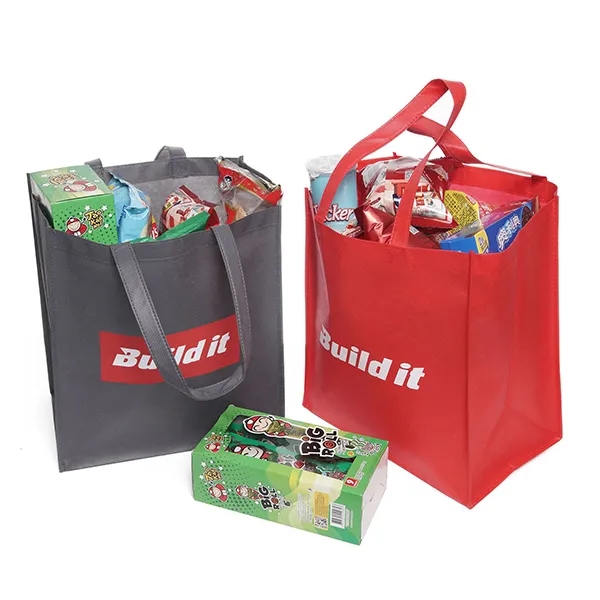 Rpet Non-woven Shopper tote -13" x 14.5" x 8.67" 4