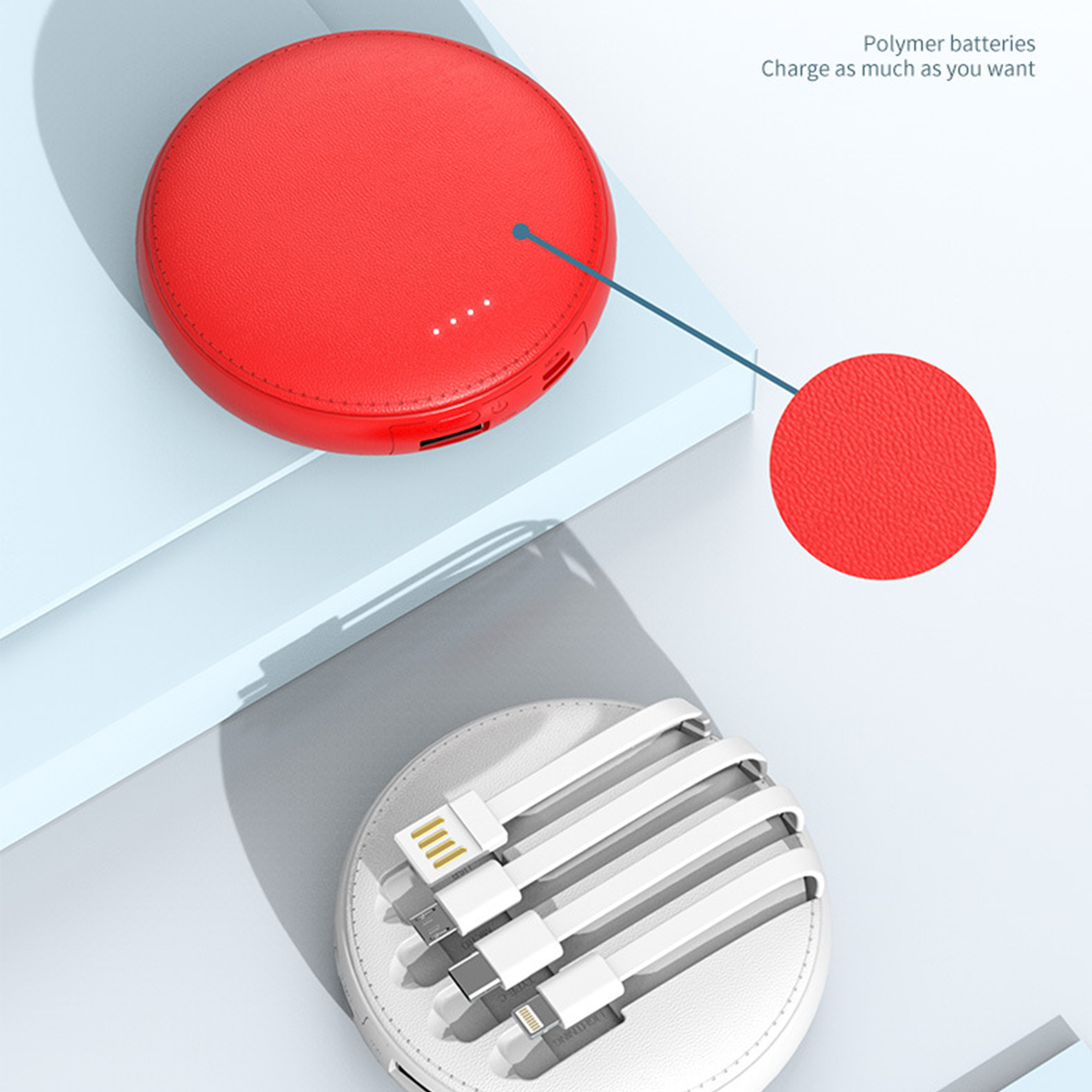 Plastic Compact And Versatile All-In-One Power Bank 2