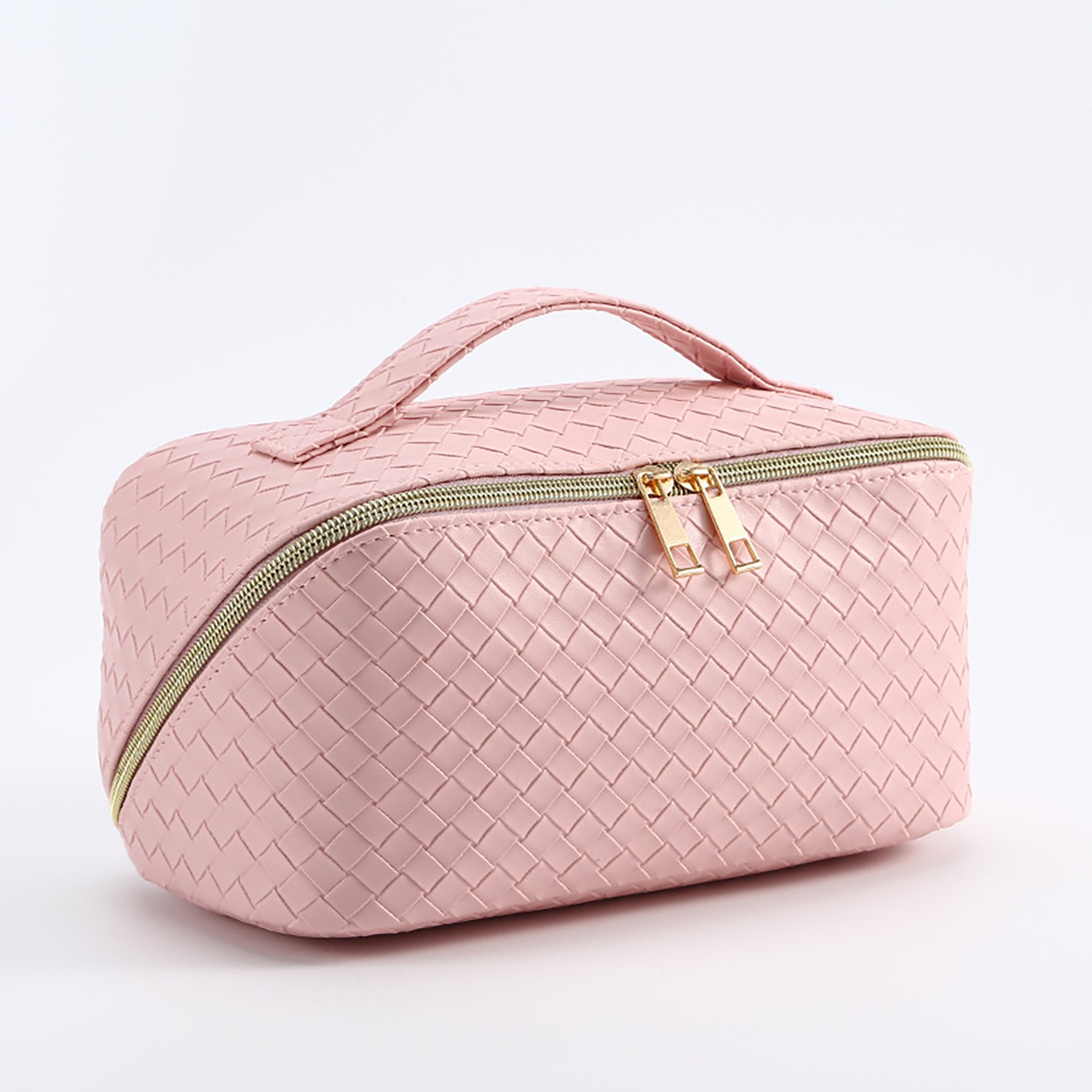 Large Capacity Leather Waterproof Makeup Bag 1