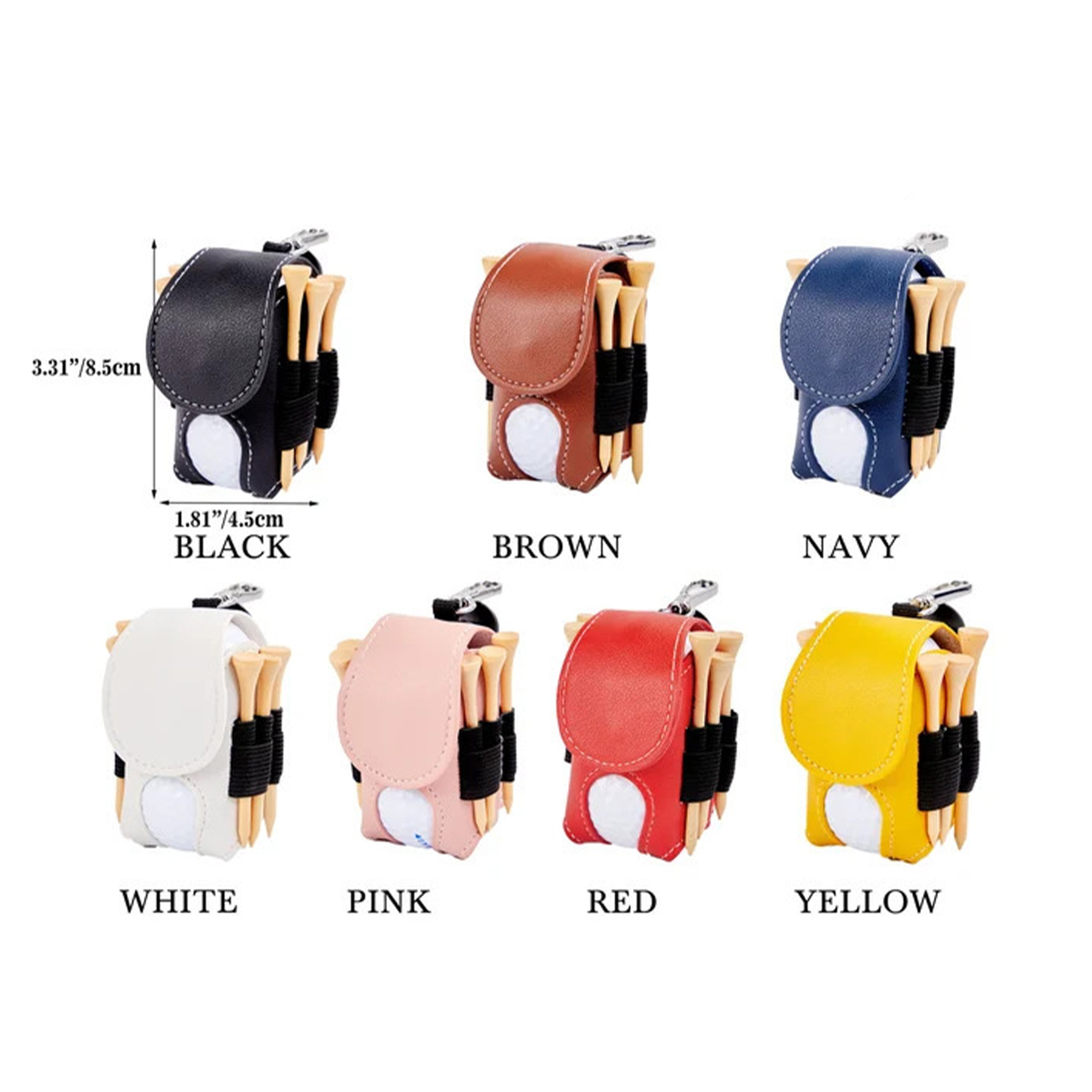 Mini Golfer Waist Pouch With Tee Holder 3