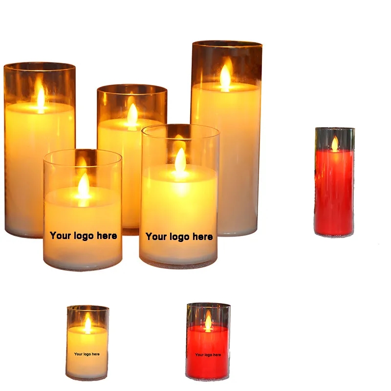 LED Mini Pillar Candles 4