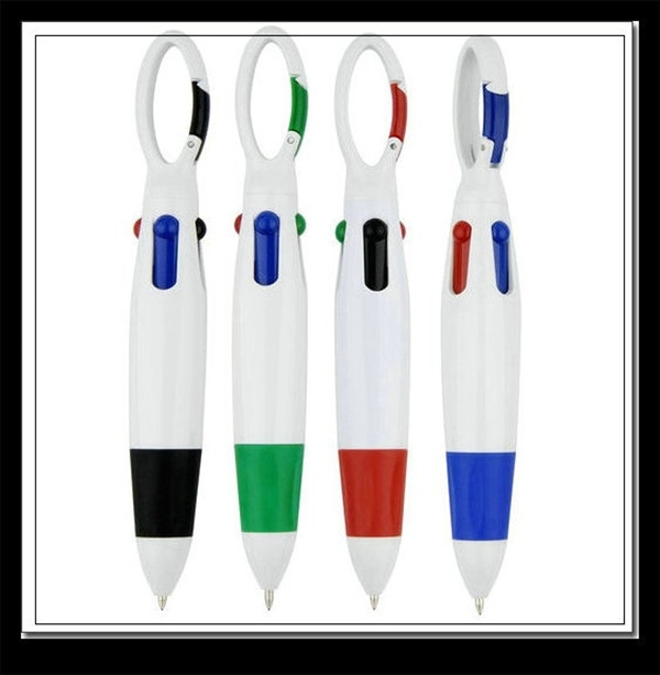 4 Neon Color in One Ballpoint Pen with Buckle 5