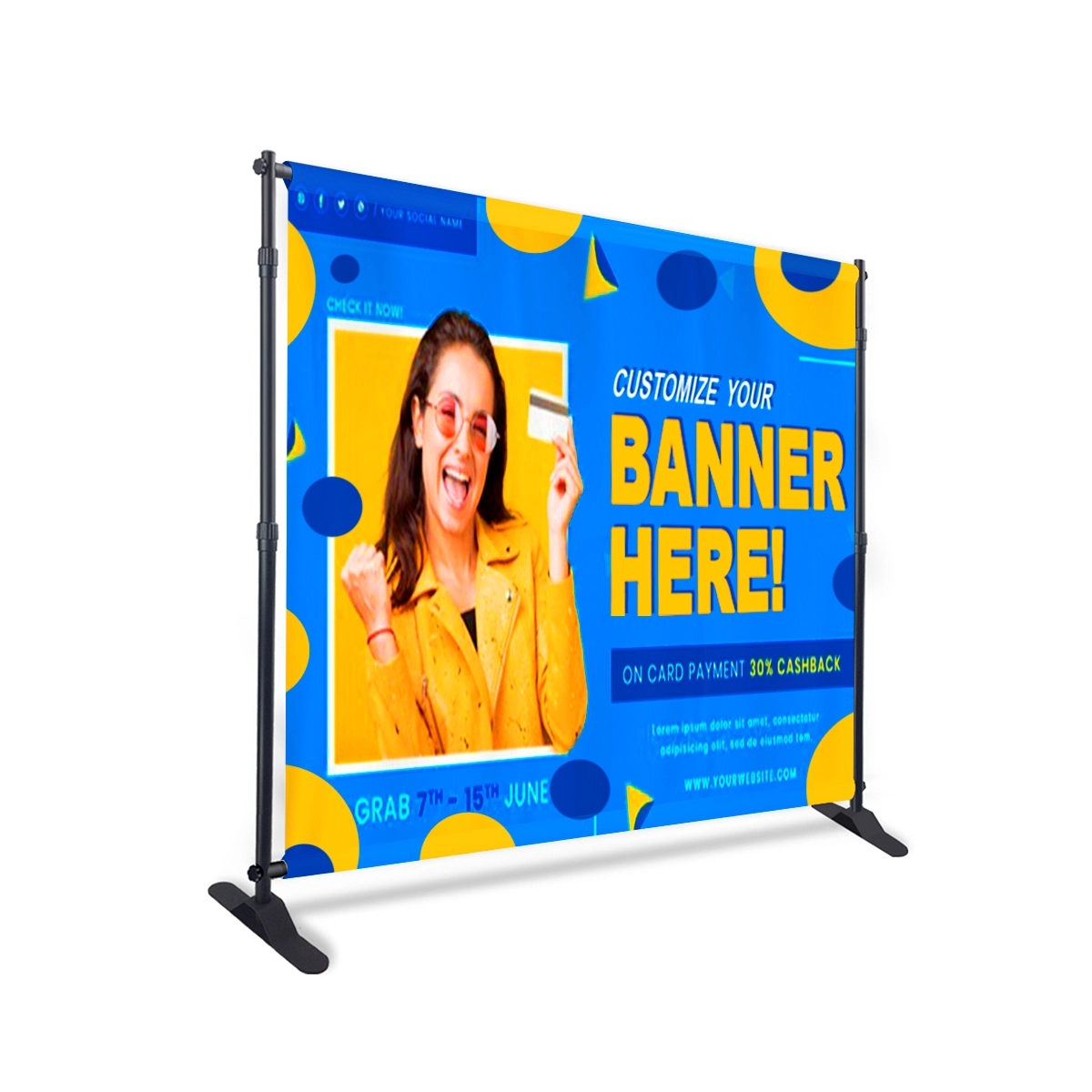 10'X10' Backdrop banner Kit 1
