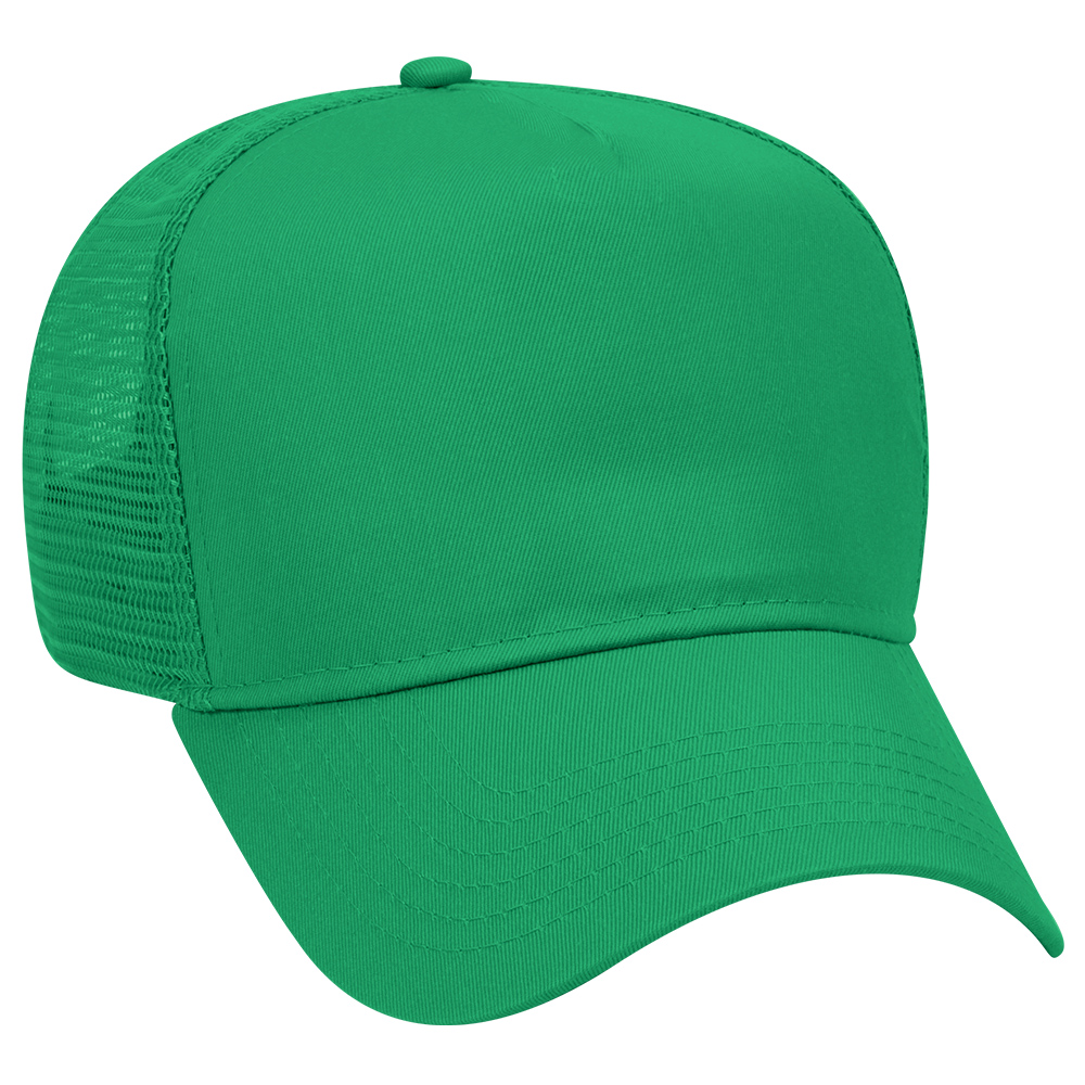 OTTO CAP® 5 Panel Mid Profile Mesh Back Trucker Hat 14