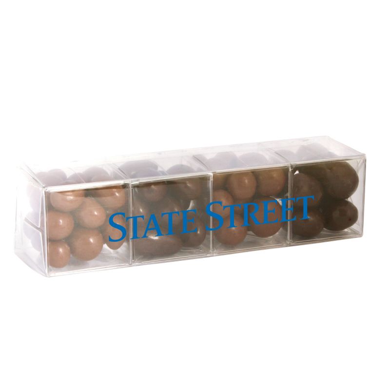 4 Cube Acetate Gift Box with Chocolate Covered Treats 6