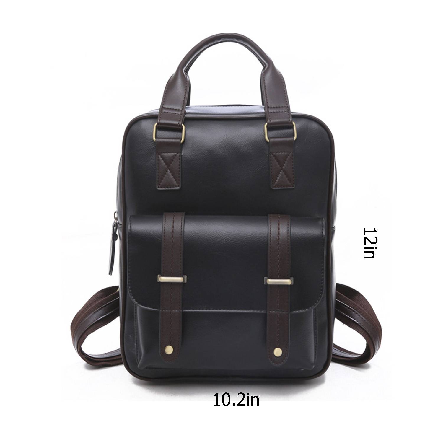 PU Leather Waterproof Backpack 2