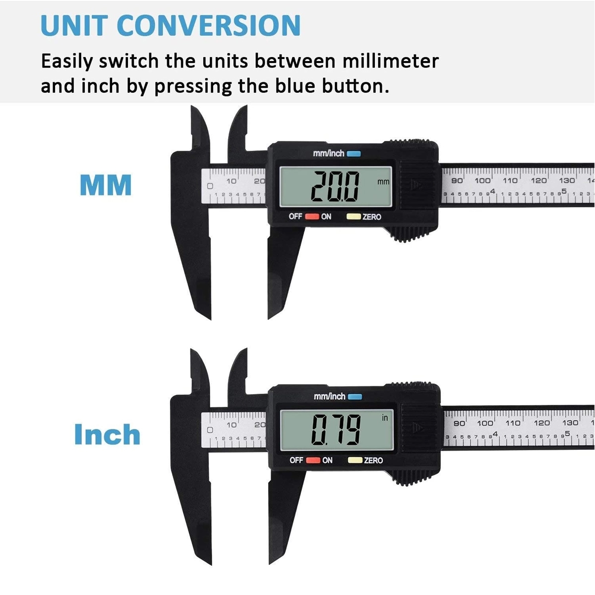 Electronic Micrometer Caliper with Large LCD Screen 2