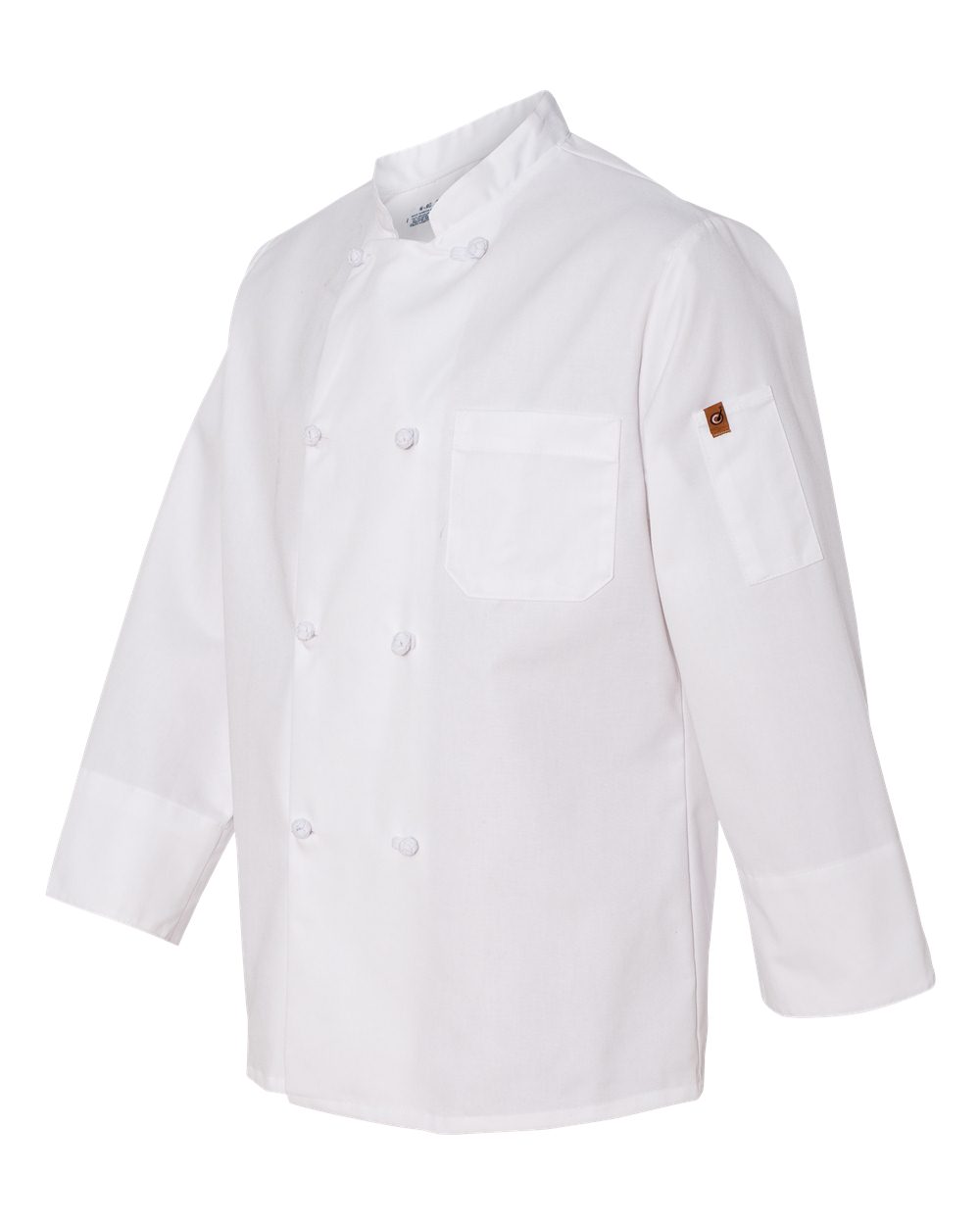 Eight Knot Button Chef Coat with Thermometer Pocket