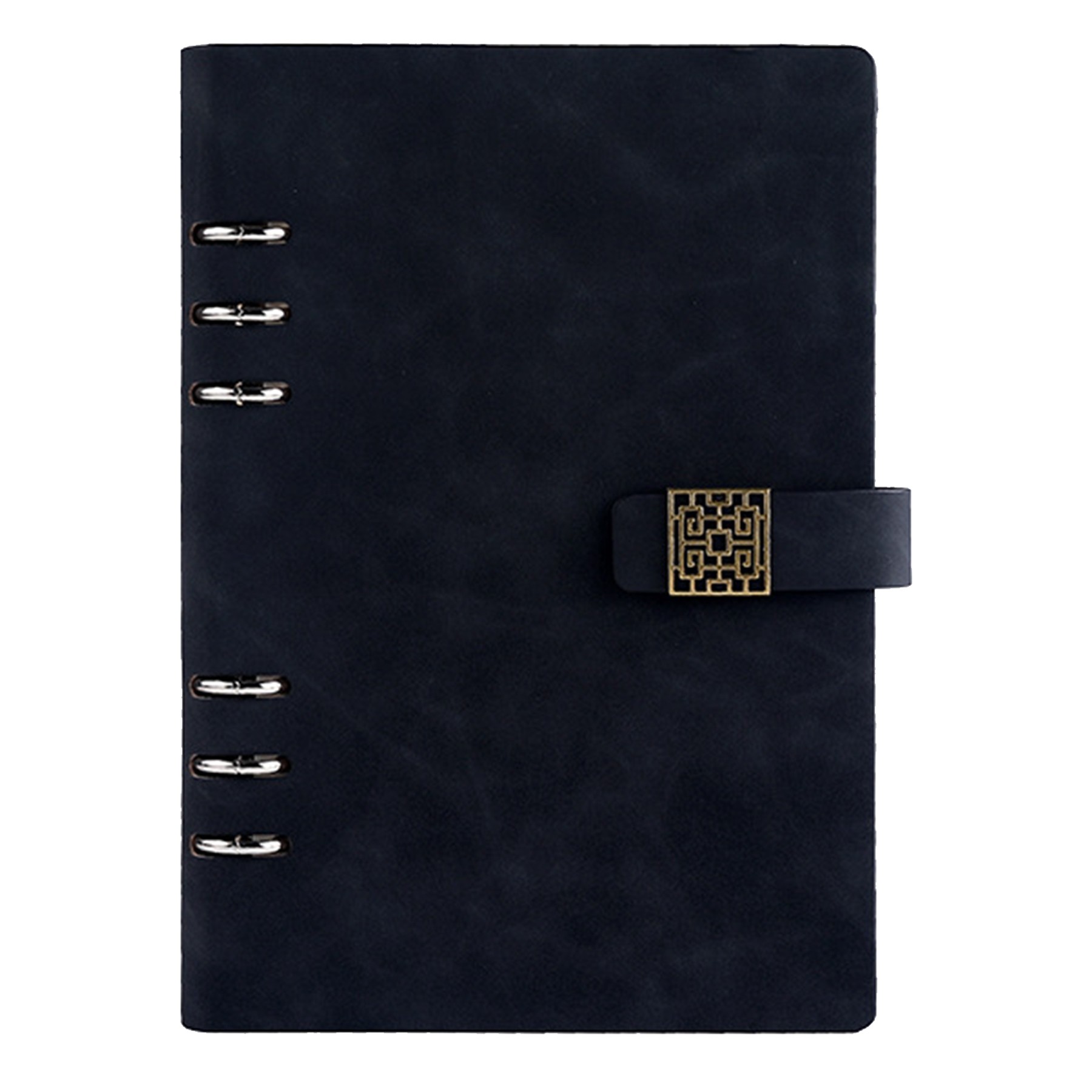 Refillable 6-Rings Notebook W/ Magnetic Window Gille Closure 6