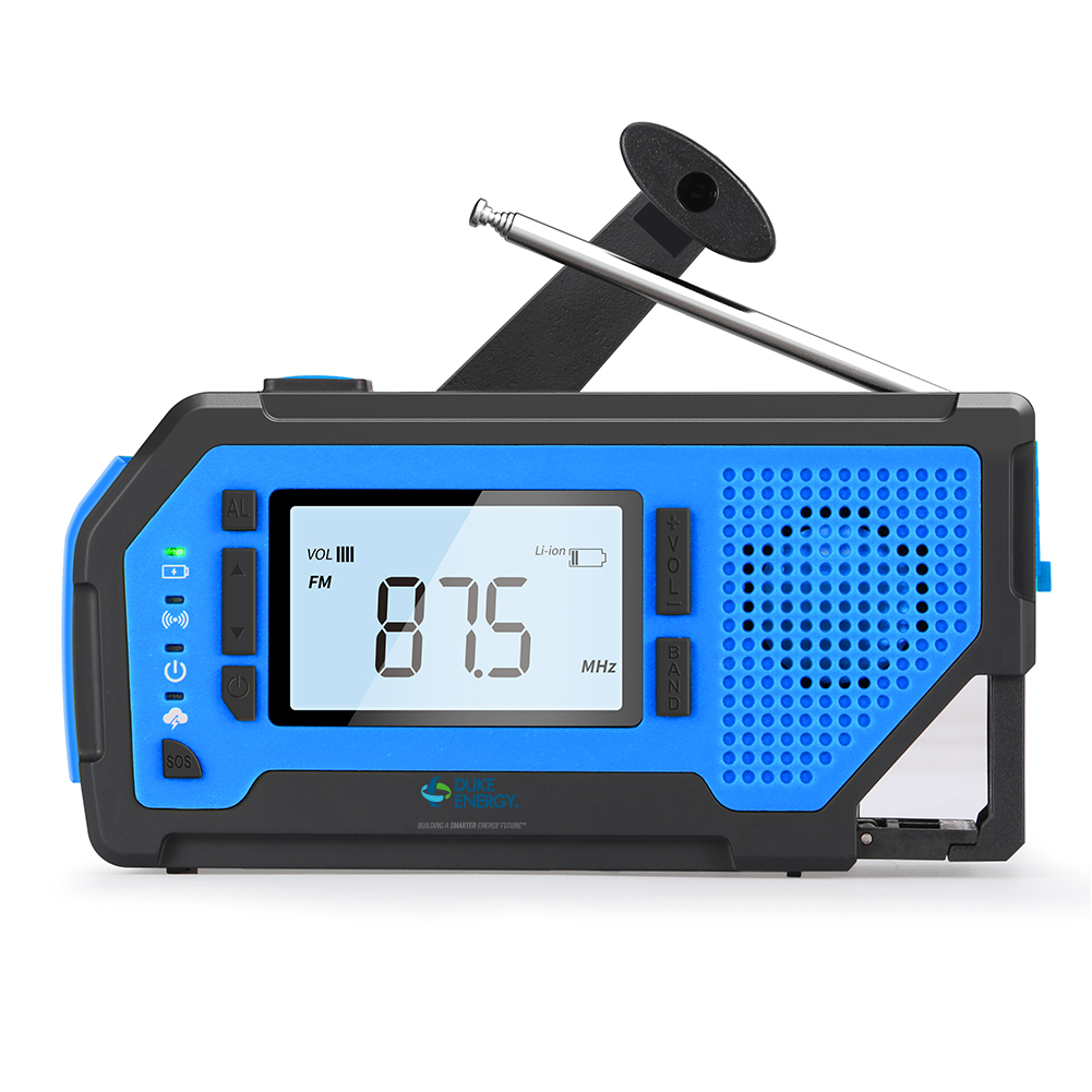 ResQ Emergency Weather Alert Radio – AM/FM/NOAA, 2000mAh Power Bank, Solar & Hand Crank 40