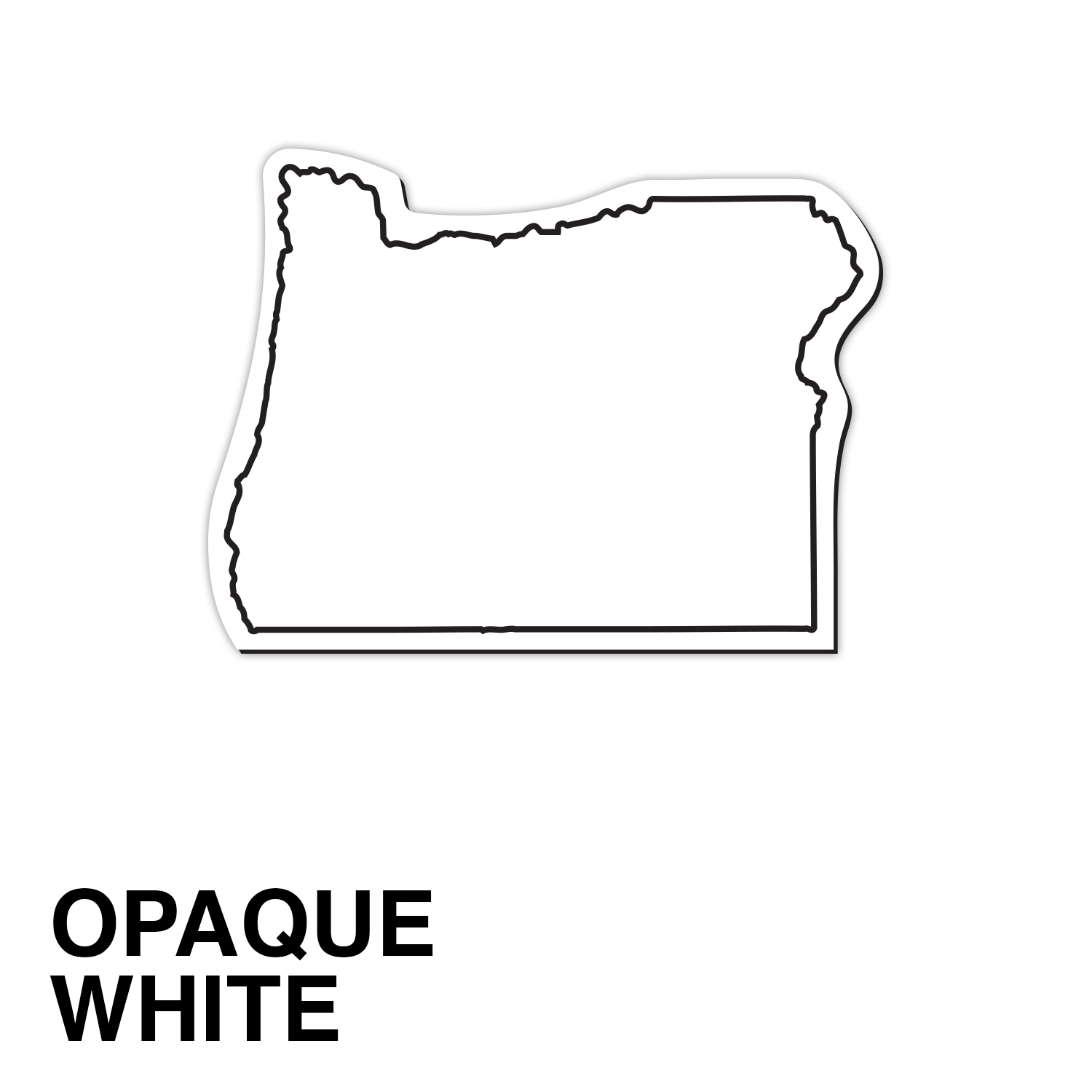 Oregon State Shape Magnet - Full Color 2