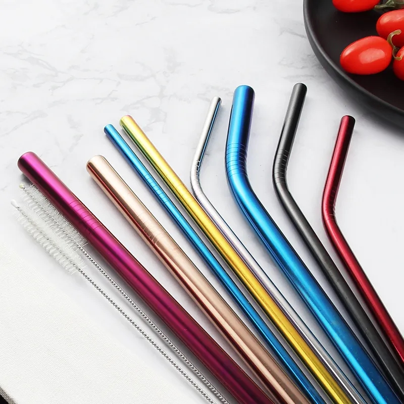 Stainless Steel Straws Straight and Bent Tubes 4