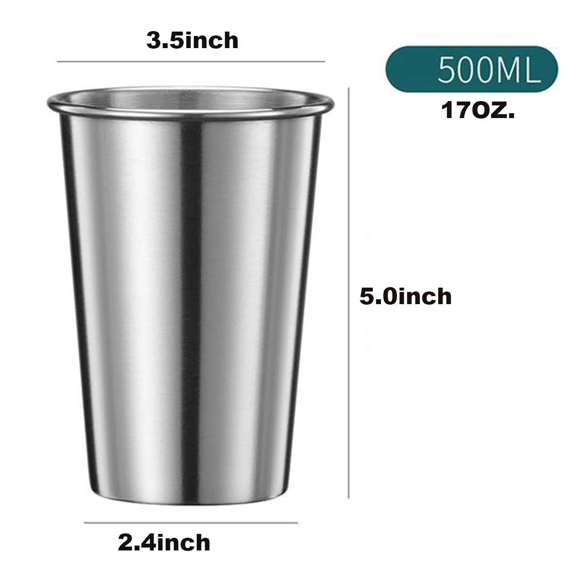 Stainless Steel Cup pint Tumbler 4