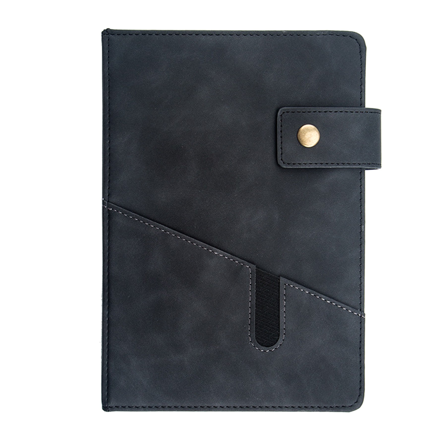 Magnetic Clasp Notebook with 2 Pockets 4