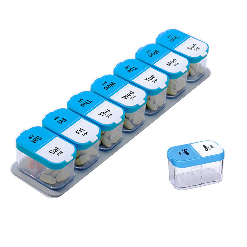 Pill Cases 7 Day for Am and Pm 4