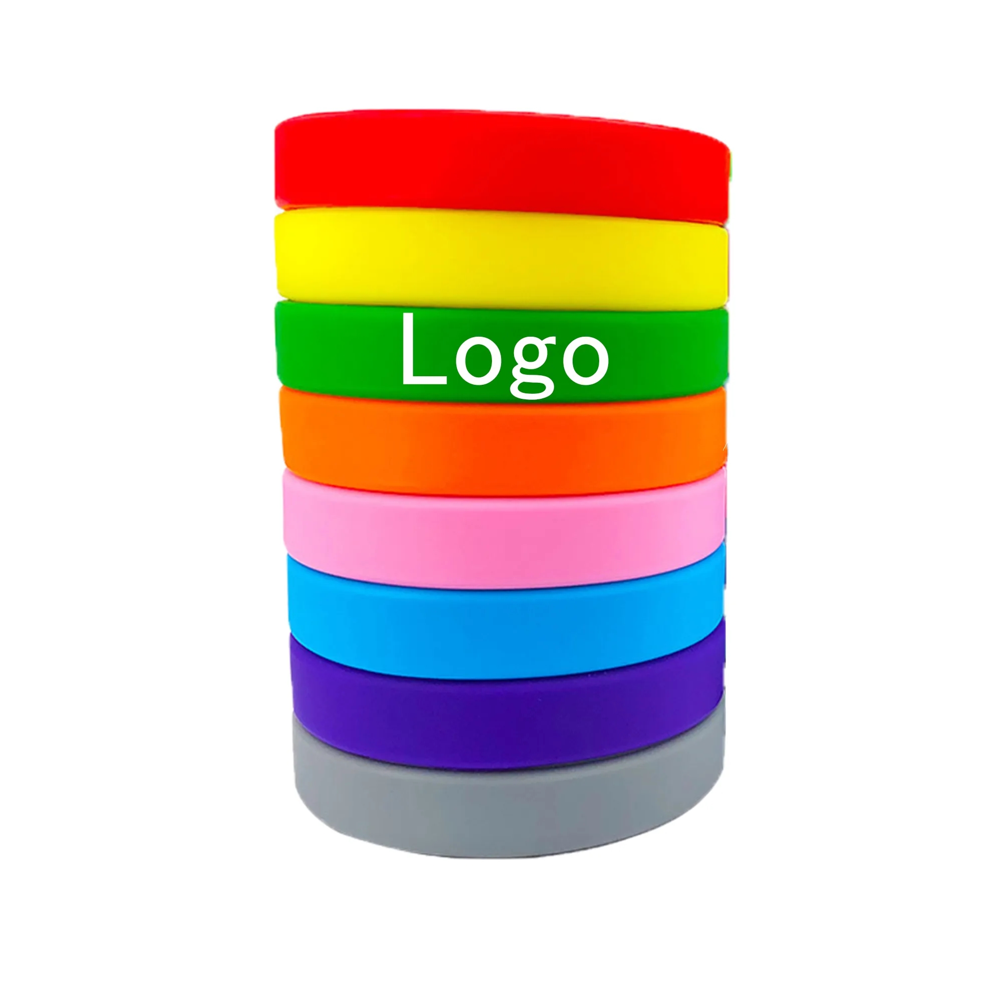 Solid Color Silicone Bracelet Adult Model 1